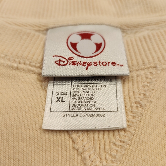 Vintage Disney Store Mickey Mouse Sweatshirt Crewneck Mens Size XL - Picture 4 of 6